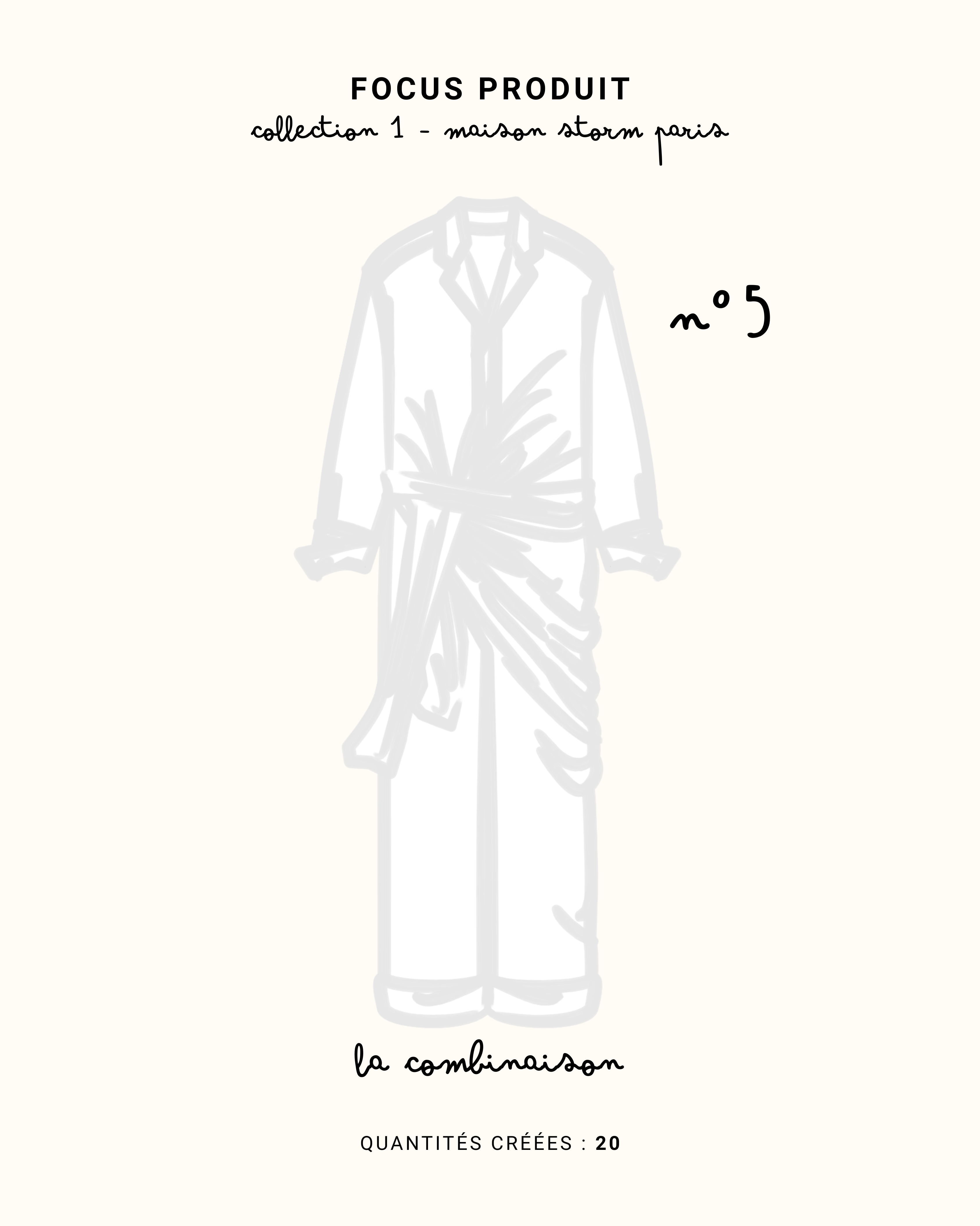 Combinaison avec drapé