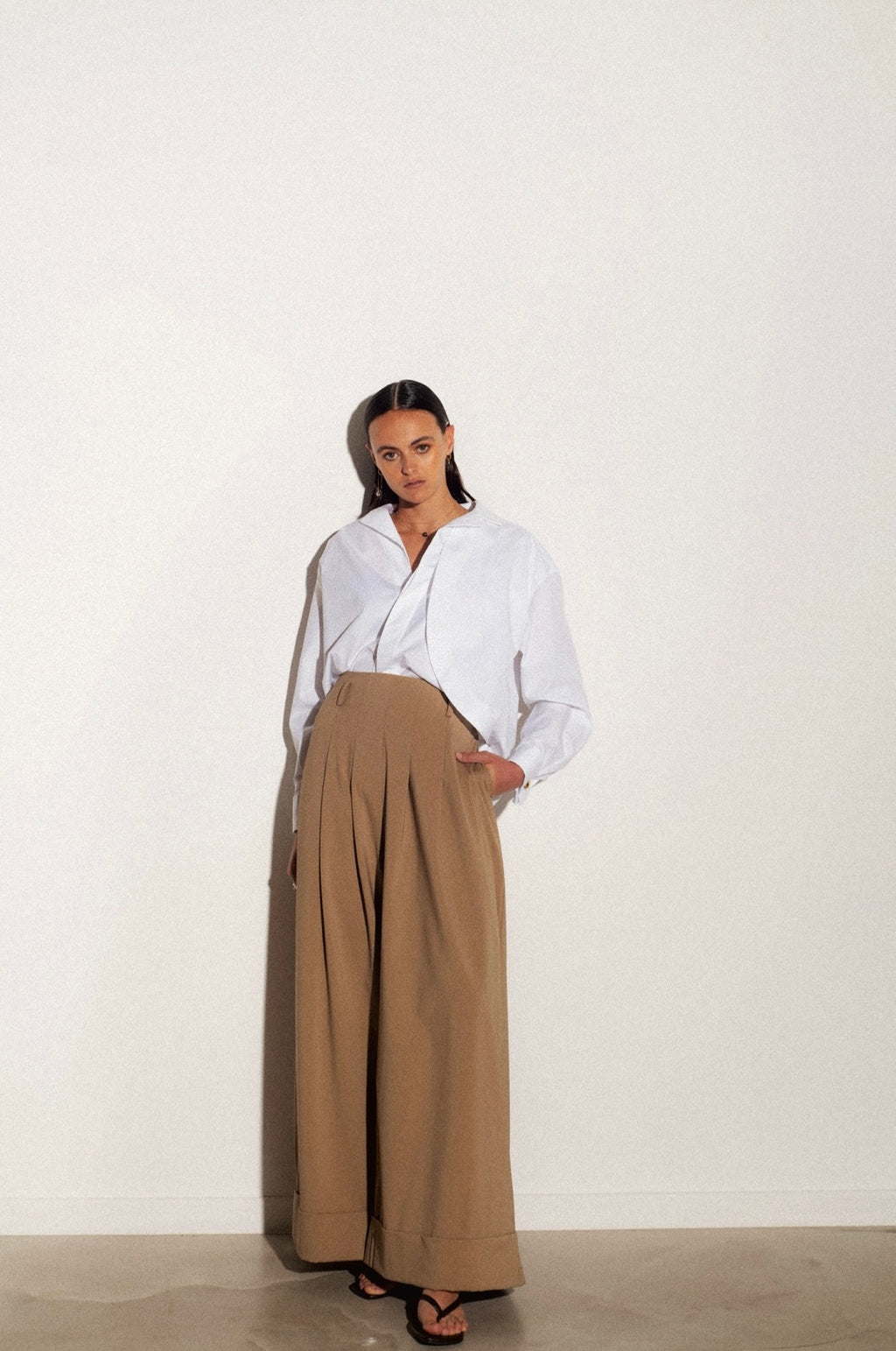 Chemise à boutons de manchette