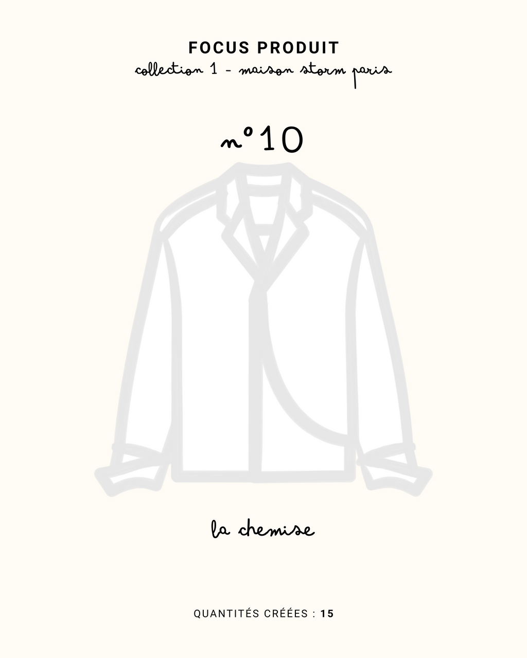 Chemise à boutons de manchette