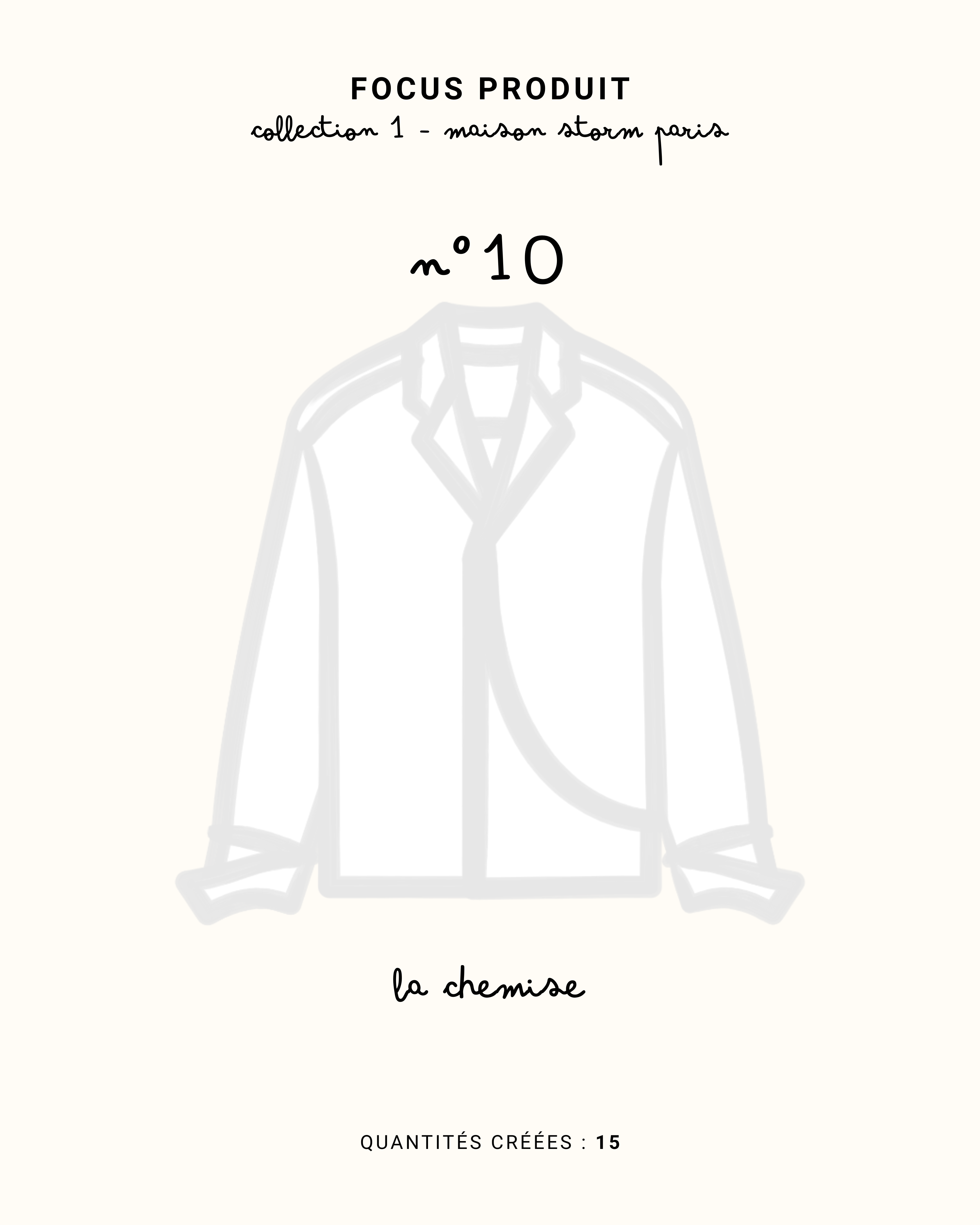 Chemise à boutons de manchette