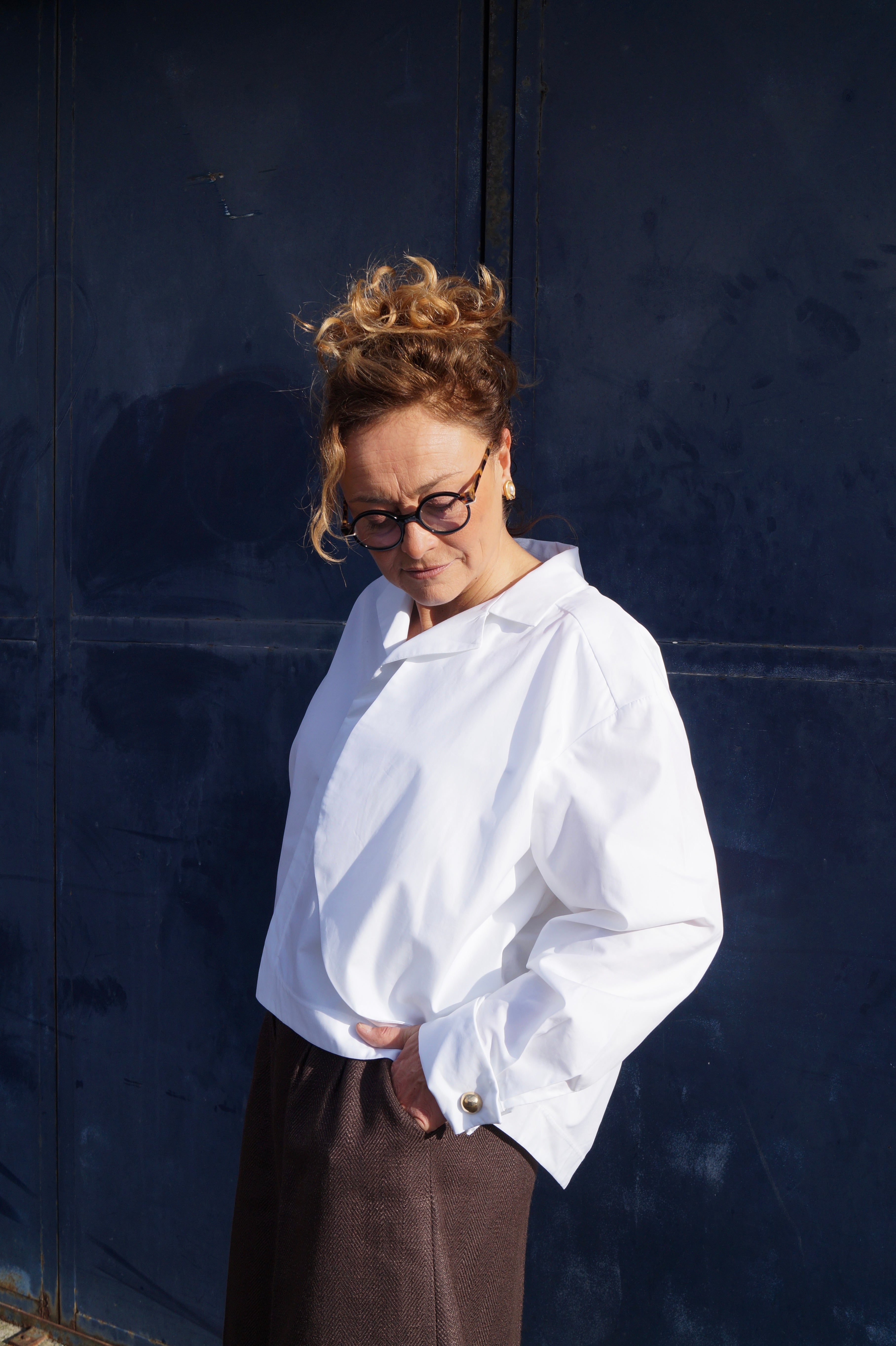 Chemise à boutons de manchette