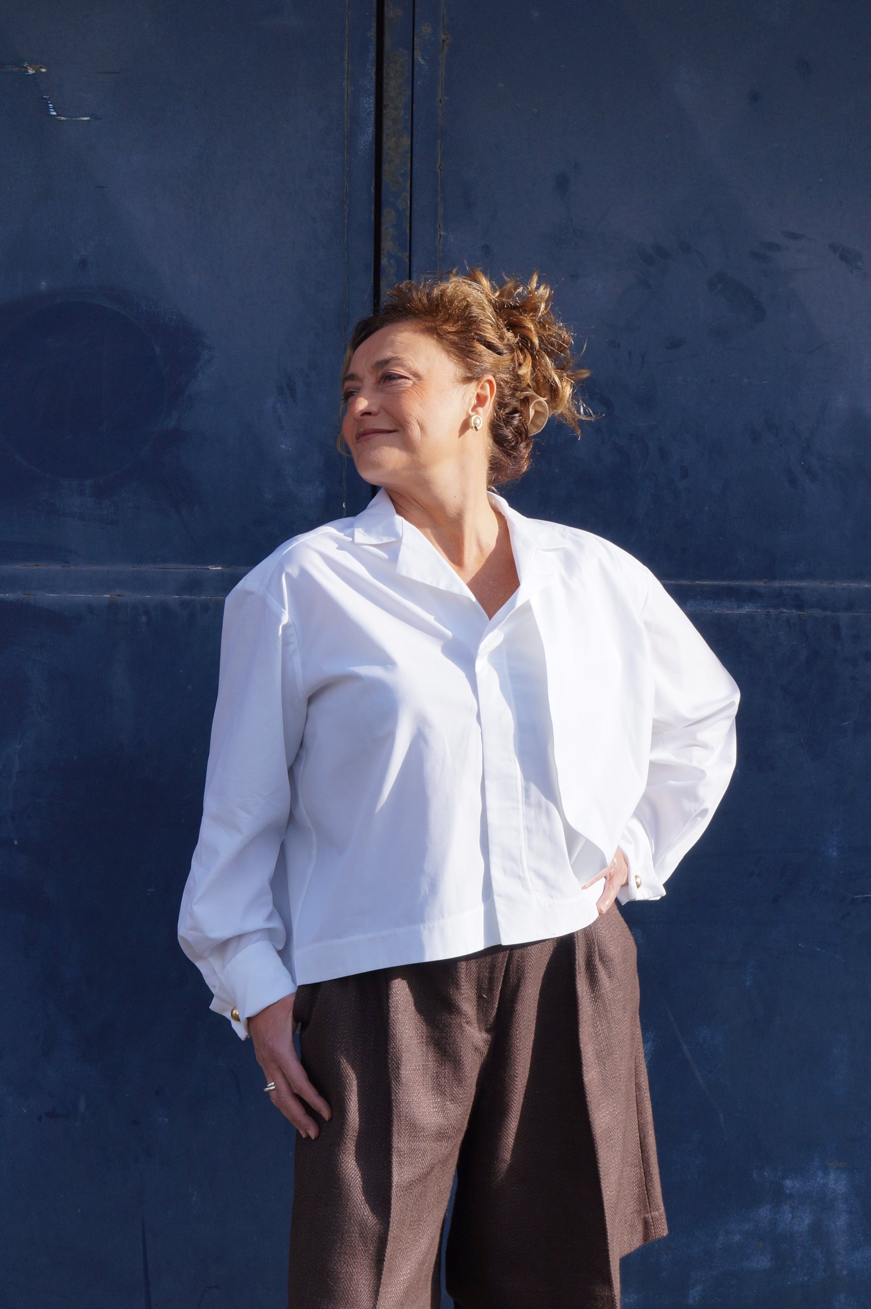 Chemise à boutons de manchette