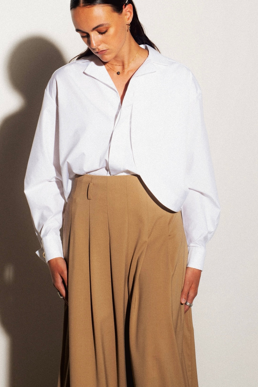 Chemise à boutons de manchette