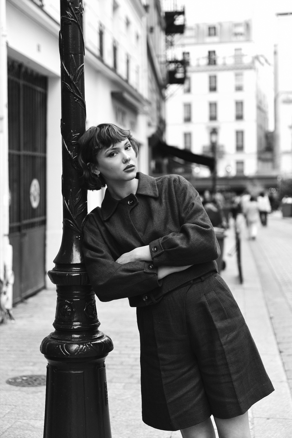 Bermuda en lin épais