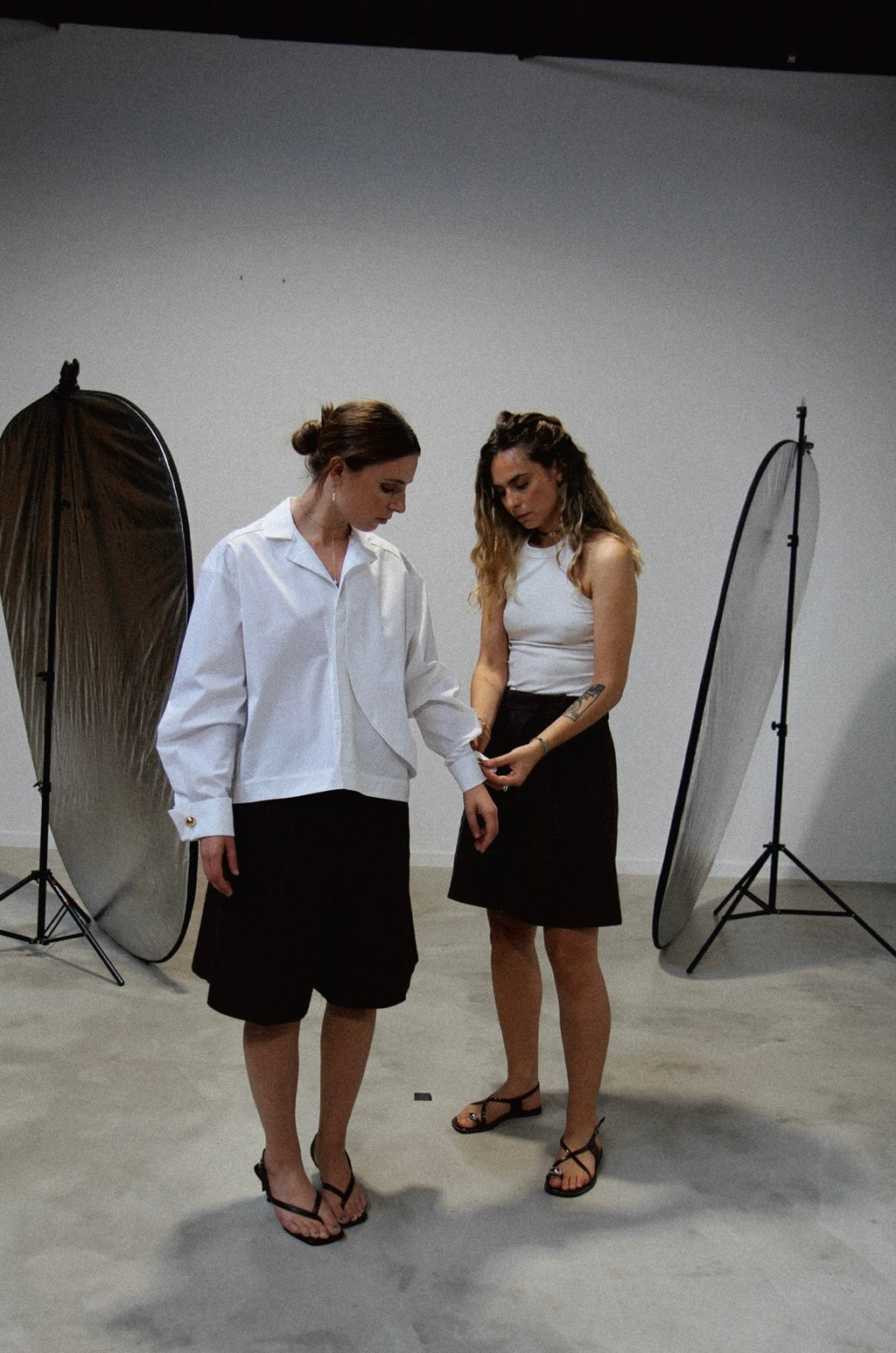 Bermuda en lin épais