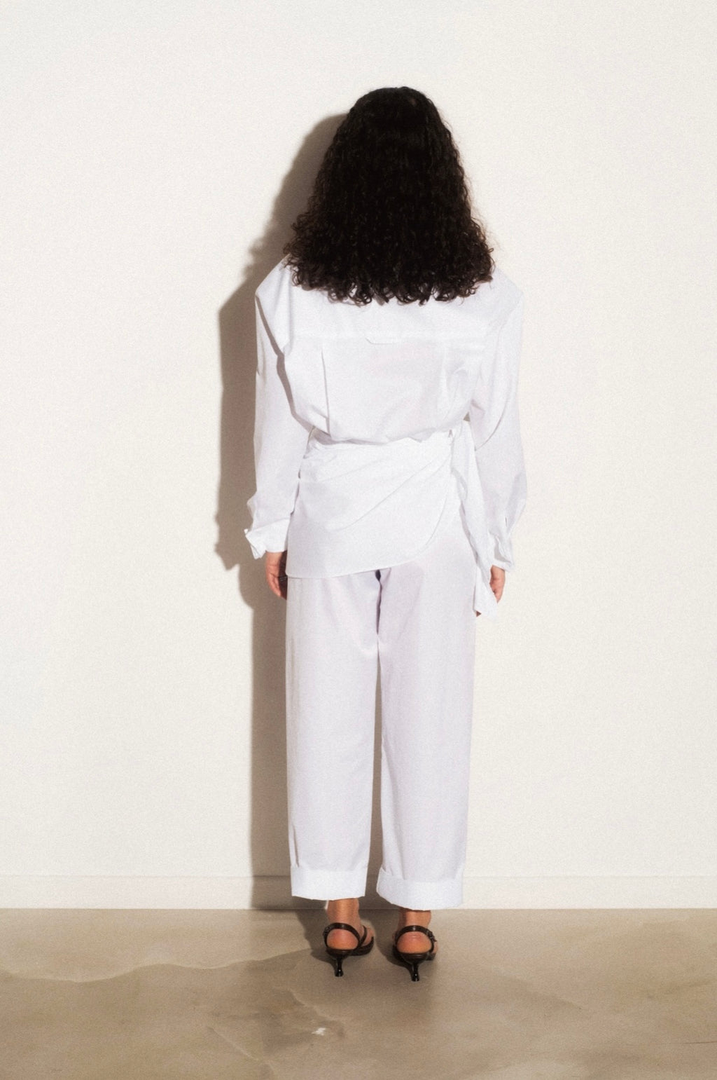 Combinaison avec drapé