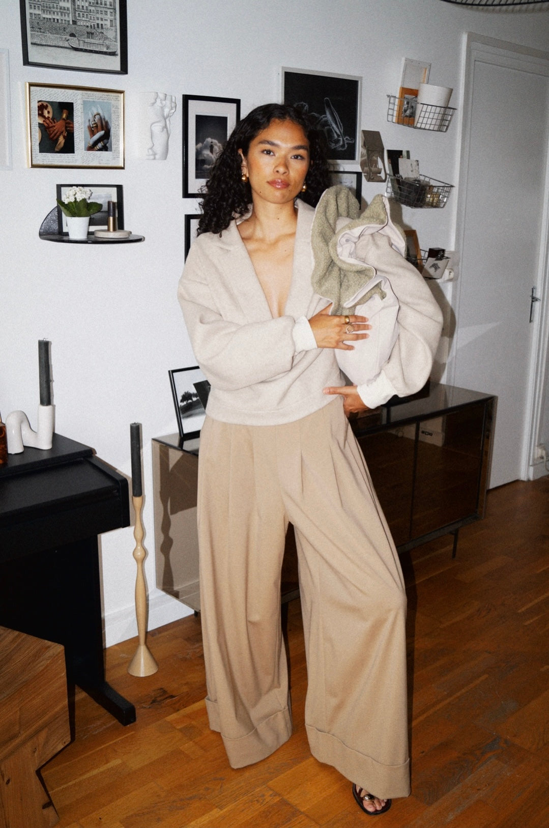 Pantalon en laine vierge